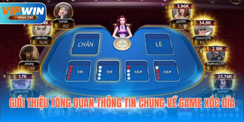 Giới thiệu tổng quan thông tin chung về game xóc đĩa